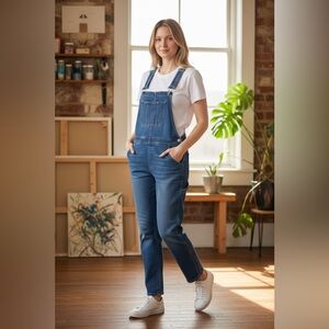 Mavi Classic Blue Denim jumpsuit.